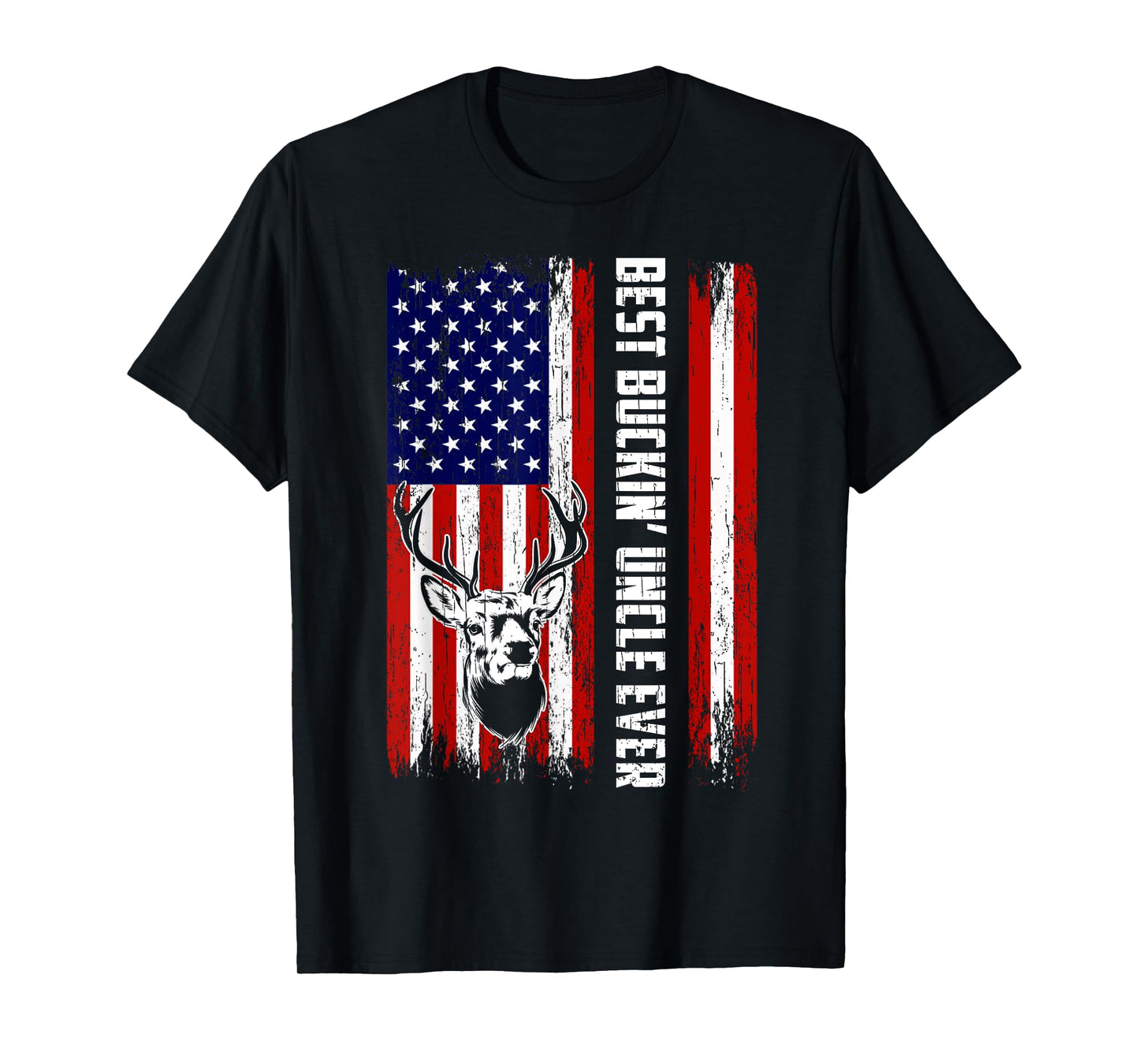 Best Buckin' Uncle Ever Shirt Deer Hunting Bucking T-Shirt
