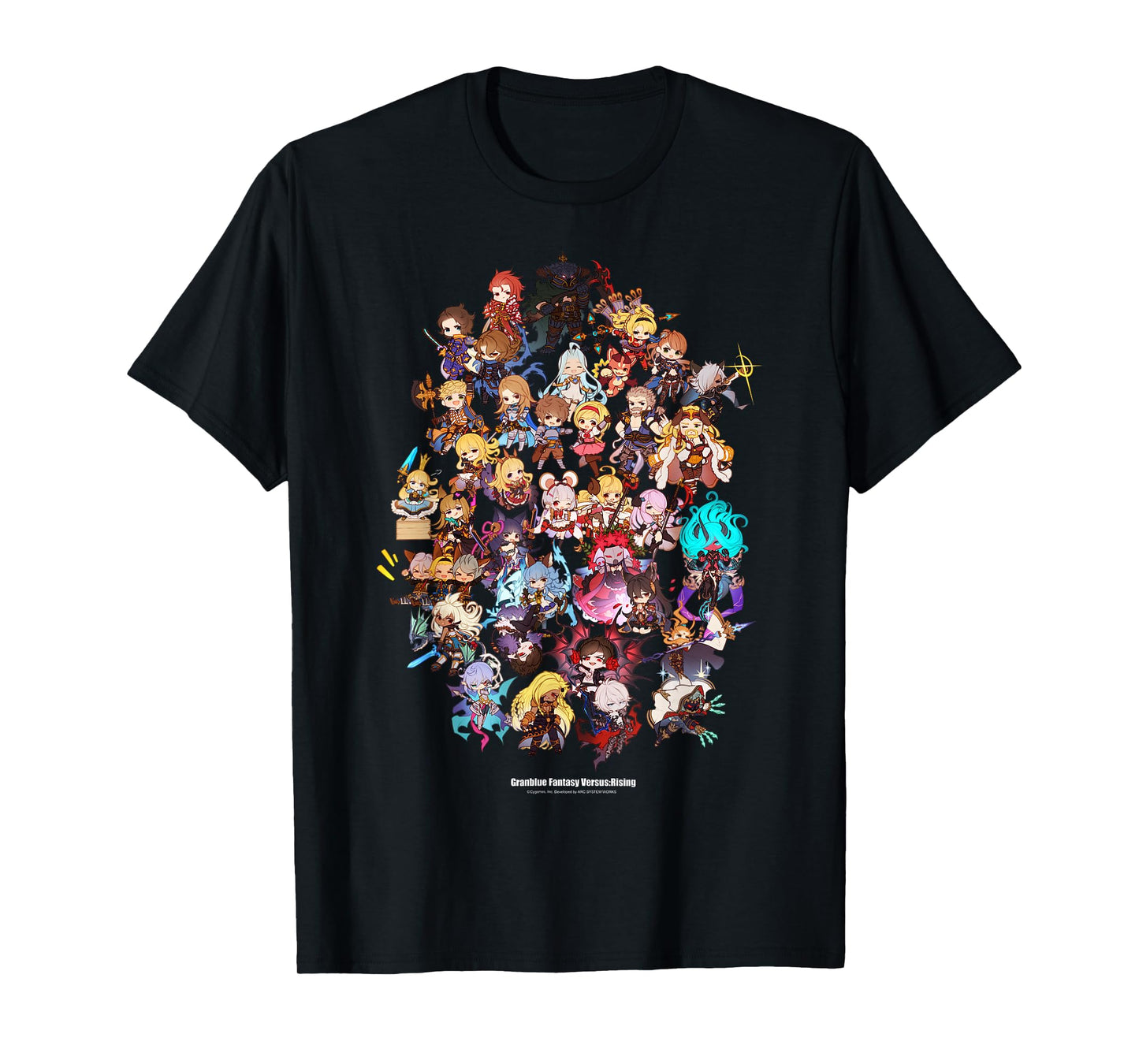 Granblue Fantasy Versus: Rising chibi characters T-Shirt
