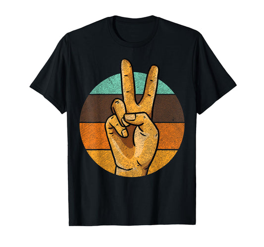Retro Peace Vintage 60's 70's Hippie Gift T-Shirt