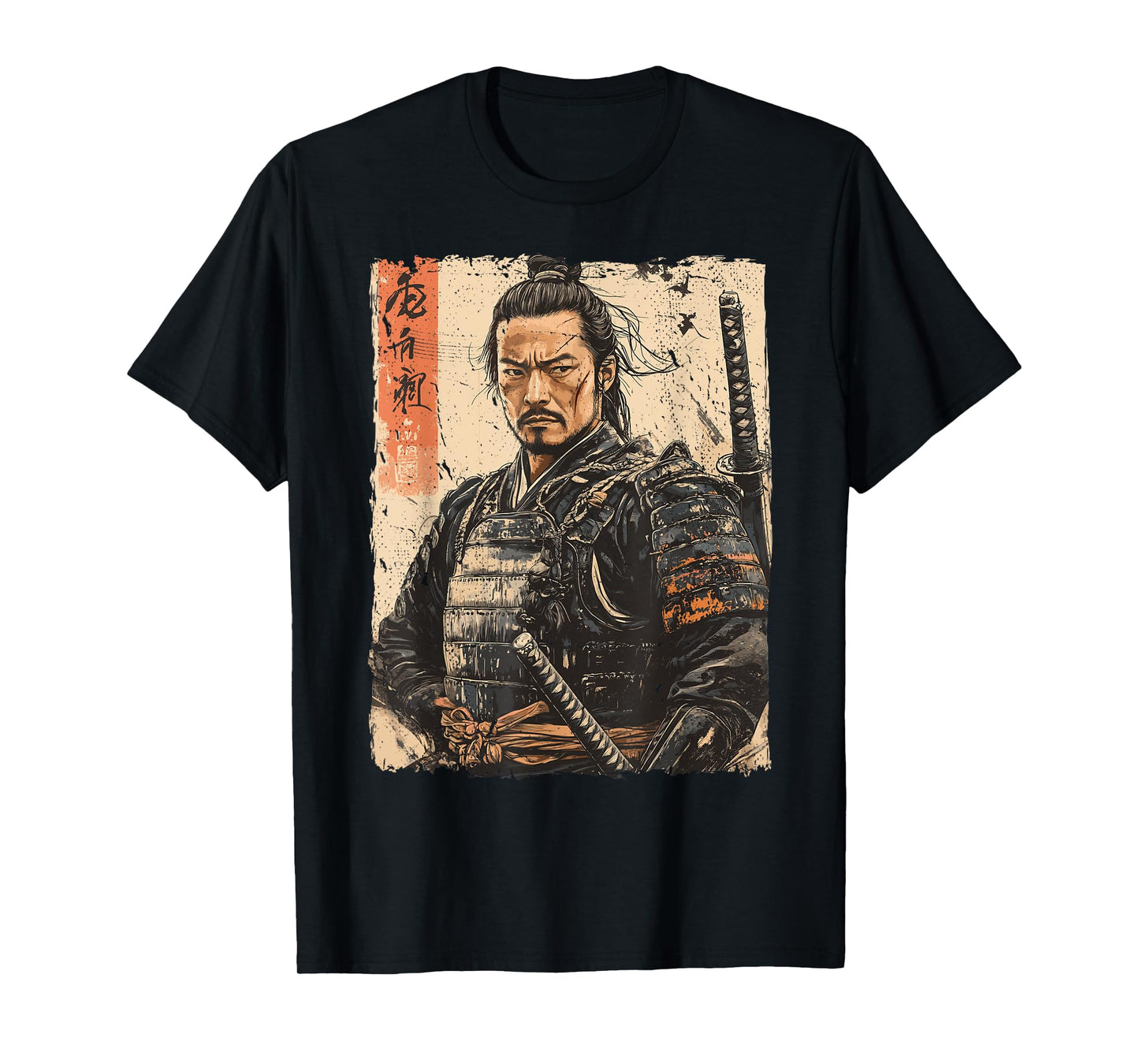Samurai Warrior Japanese Ukiyo-e Artwork Samurai T-Shirt