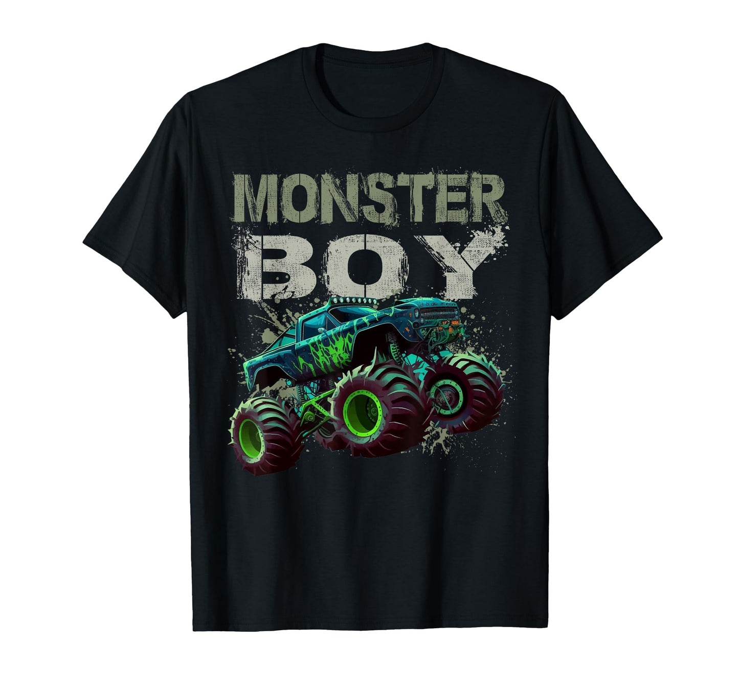Monster Truck Boy Family Matching Monster Truck Lovers T-Shirt