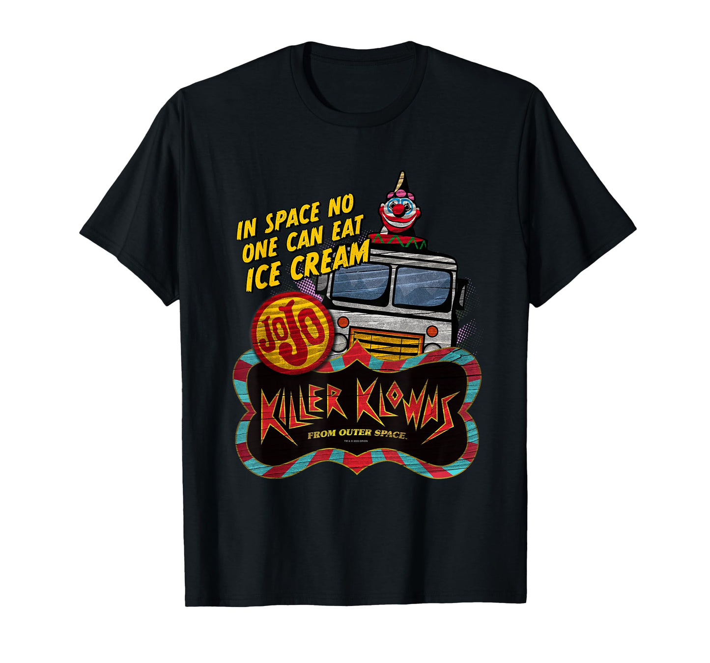 Killer Klowns from Outer Space Jojo Ice Cream Truck T-Shirt