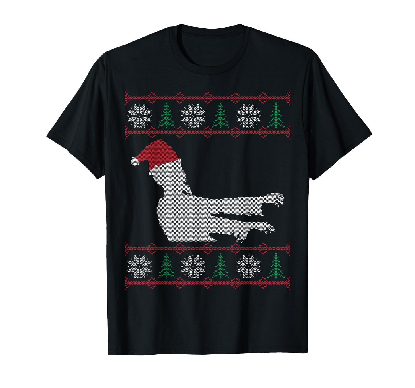 Zombie Santa Ugly Christmas T-Shirt