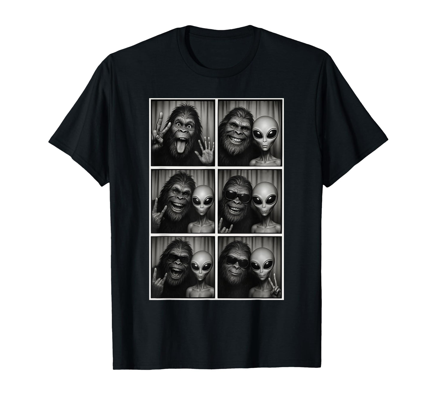Funny Bigfoot Alien T-Shirt