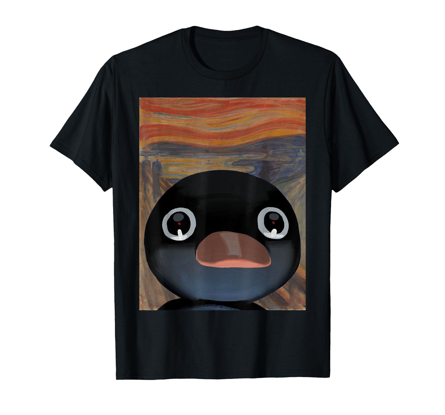 Penguin noot Scream Funny Penguin Meme T-Shirt