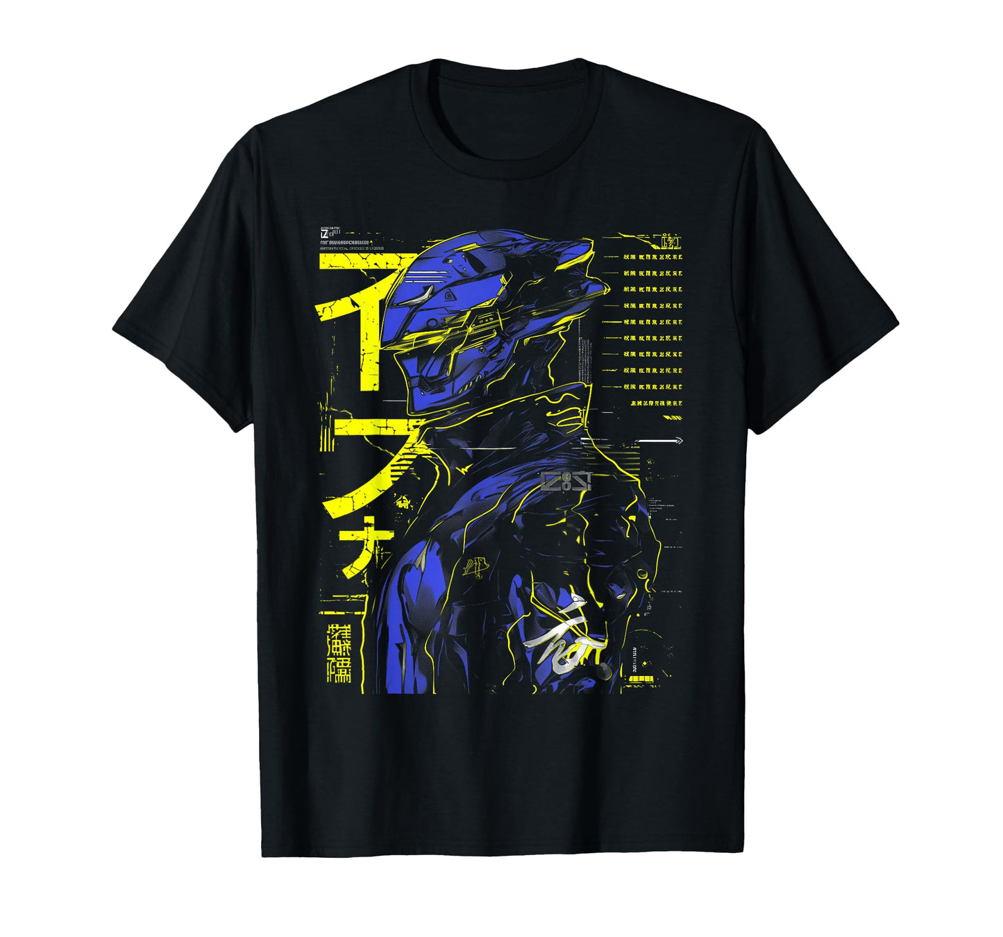 Futuristic Techwear Japanese Cyberpunk Harajuku Anime Manga T-Shirt
