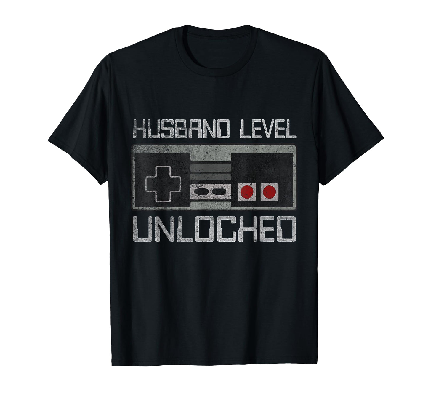 New Husband Level Unlocked Just Married Gamer Bachelor Party T-Shirt