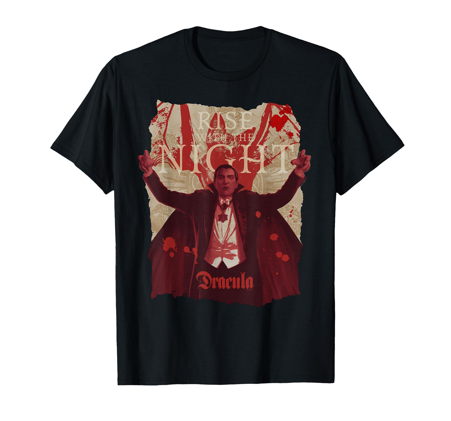 Universal Monsters Dracula Rise With The Night T-Shirt