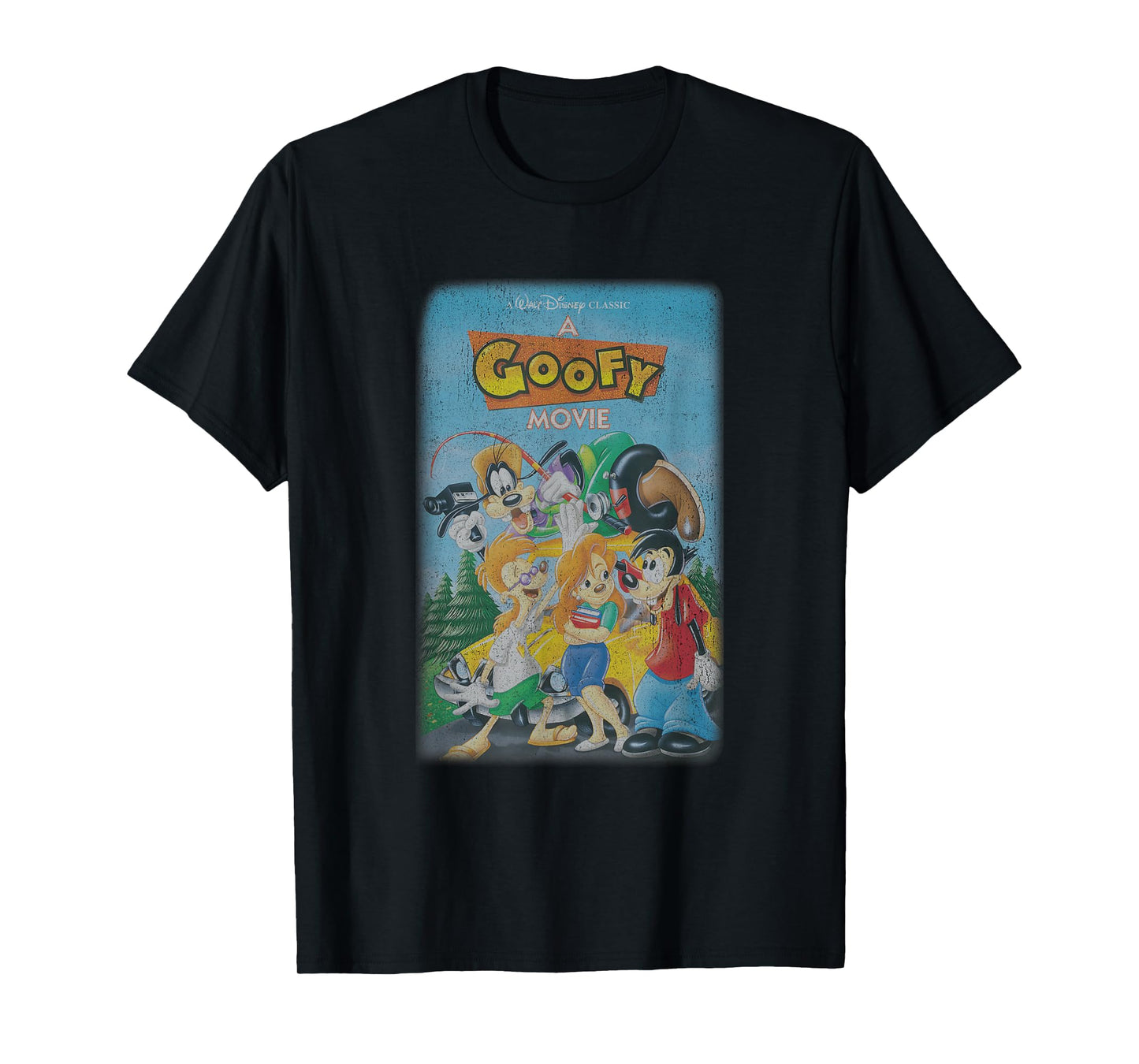 Disney A Goofy Movie Max Roxanne Road Trip T-Shirt
