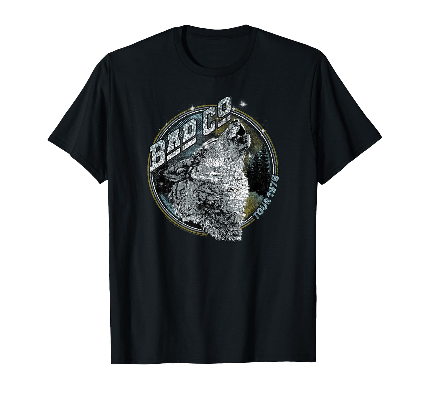 Bad Company Howling Wolf Tour 1976 T-Shirt