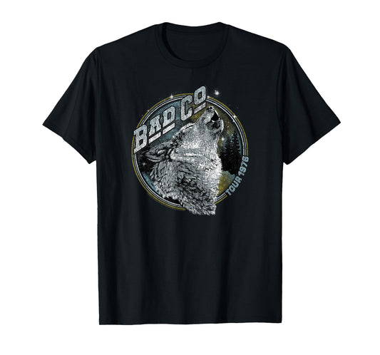 Bad Company Howling Wolf Tour 1976 T-Shirt