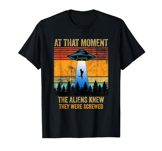 Funny Alien Abduction Malinois Dutch Shepherd UFO UAP Dog T-Shirt