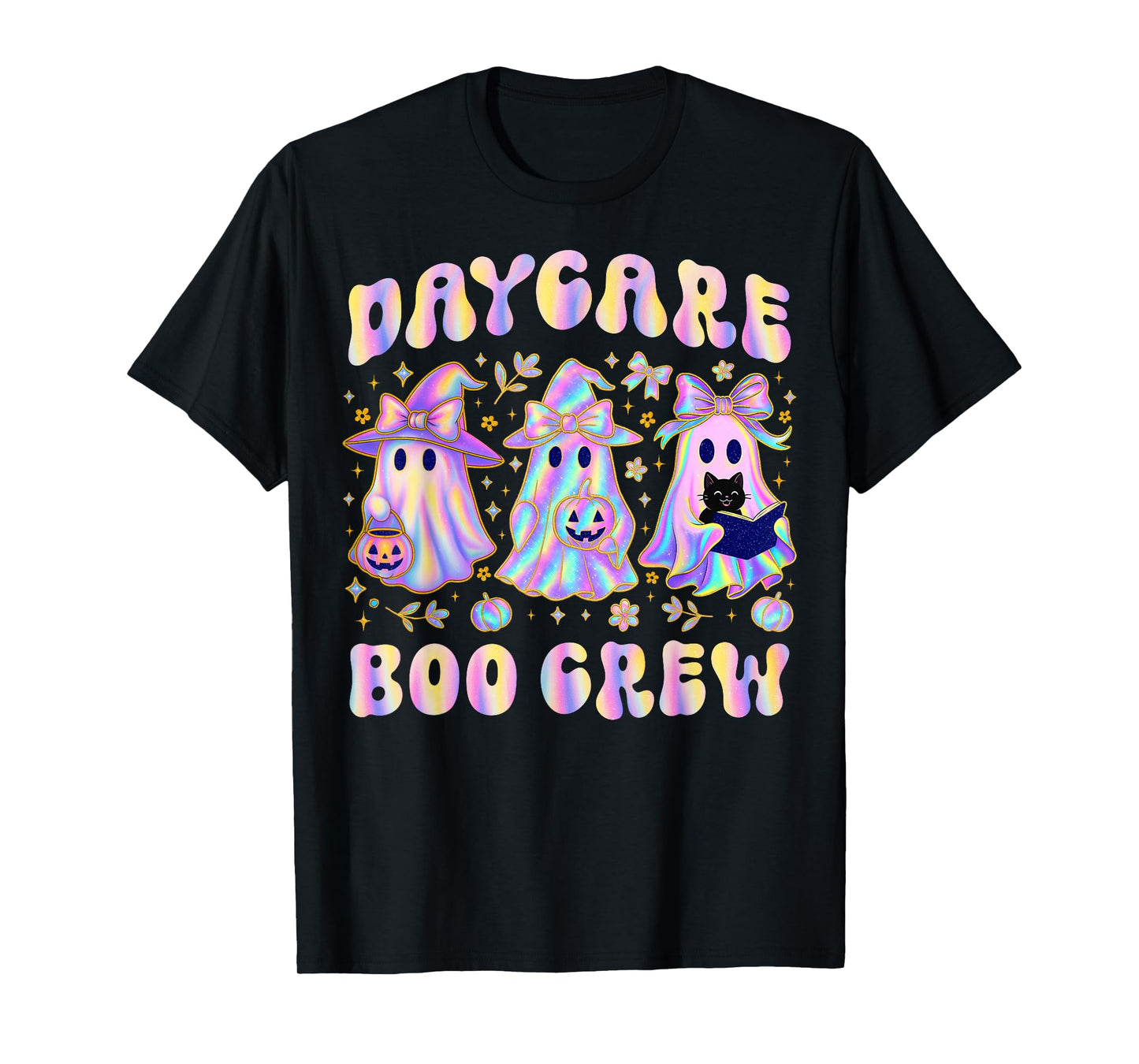 Boo Crew Daycare Teacher Matching Halloween Costume Ghost T-Shirt