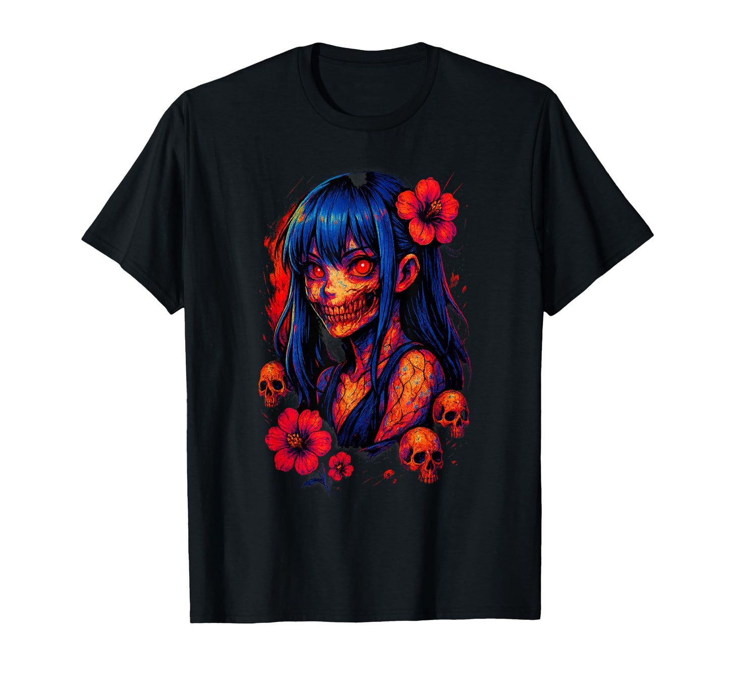 Horror Anime Manga Japan Japanese Creepy Kawaii Goth T-Shirt