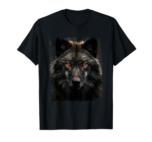 Noah&Friends Black Wolf T-Shirt