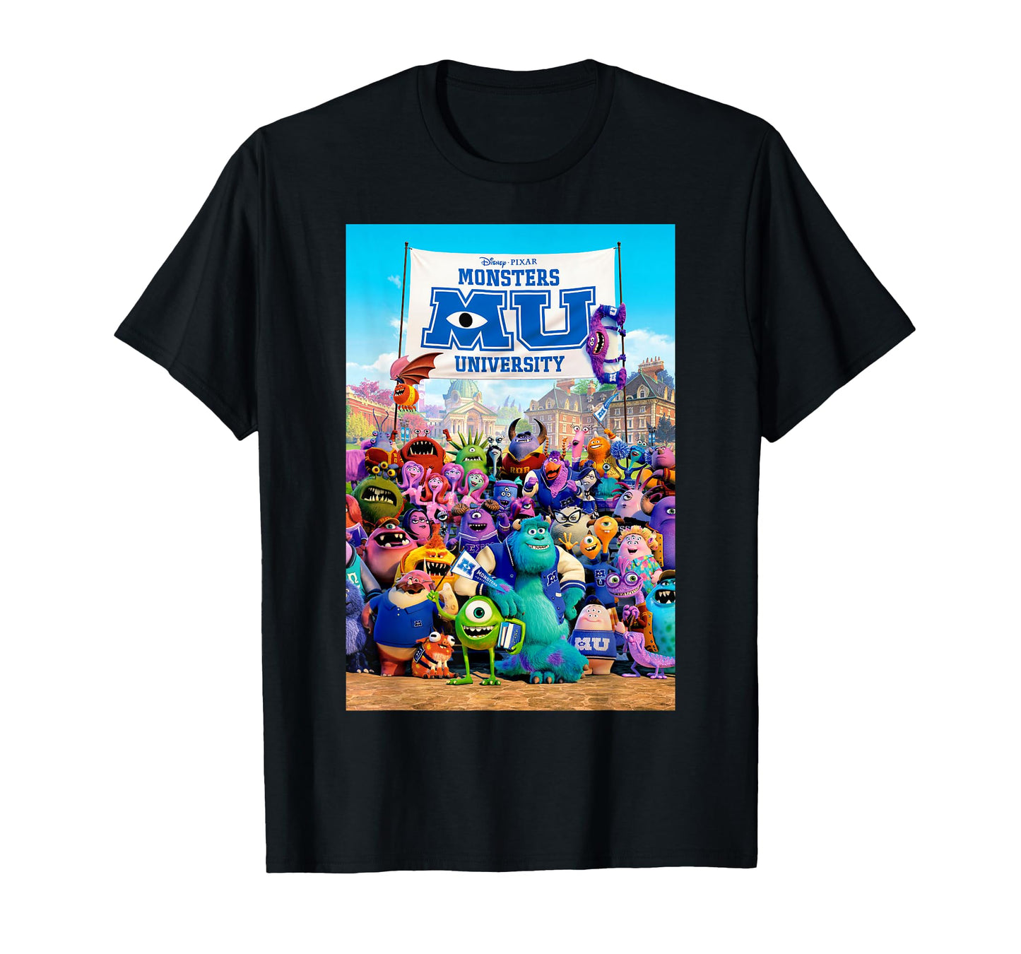 Disney Pixar Monsters University Poster T-Shirt Small