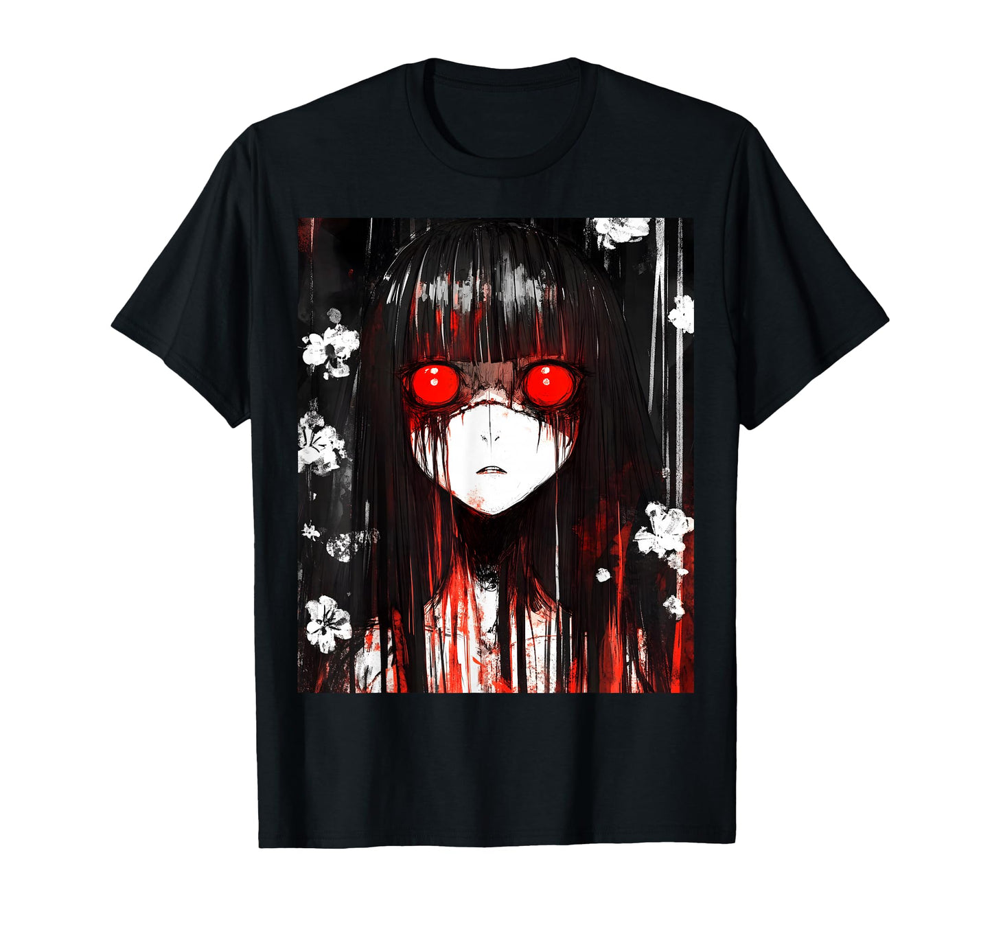 Japan Horror Anime Manga Japanese Creepy Kawaii Goth T-Shirt