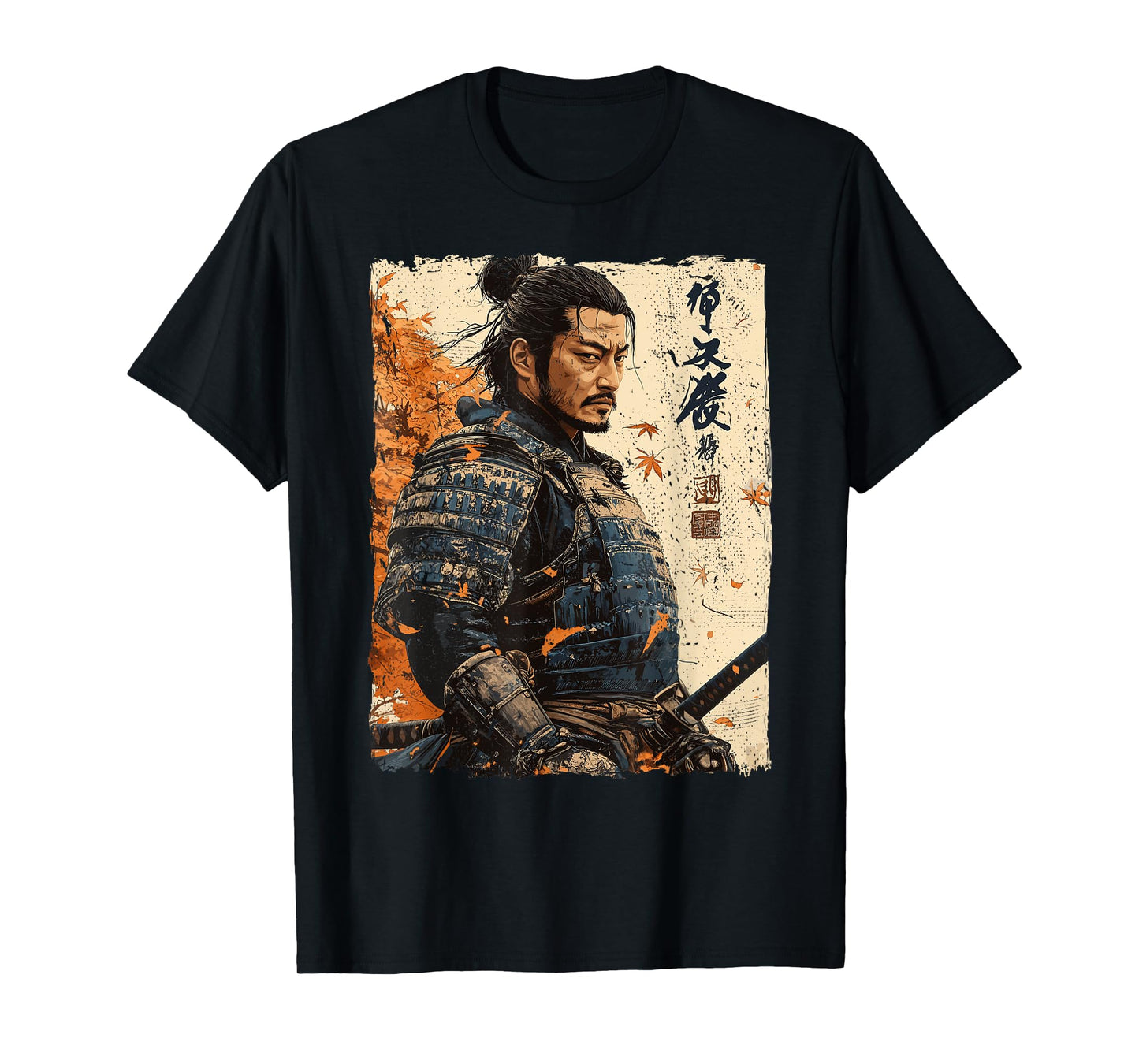 Samurai Warrior Japanese Ukiyo-e Artwork Samurai T-Shirt