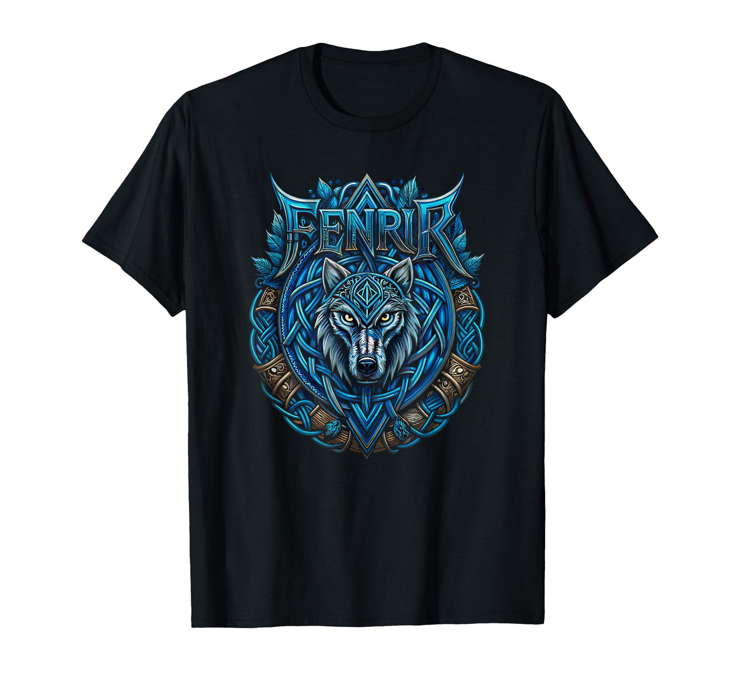 Celtic Viking Fenrir Ragnarok Wolf Fantasy – Norse Fantasy T-Shirt