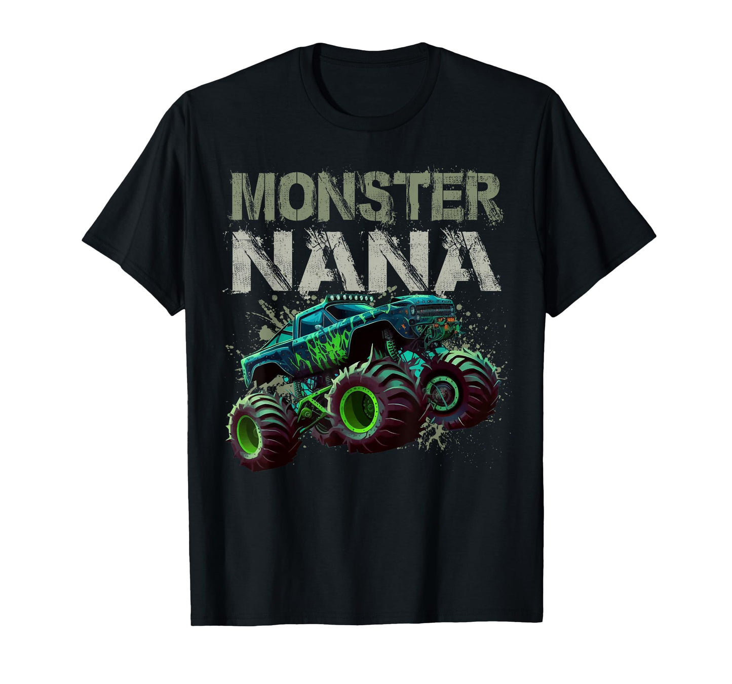 Monster Truck Nana Family Matching Monster Truck Lovers T-Shirt