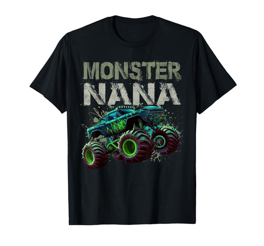 Monster Truck Nana Family Matching Monster Truck Lovers T-Shirt