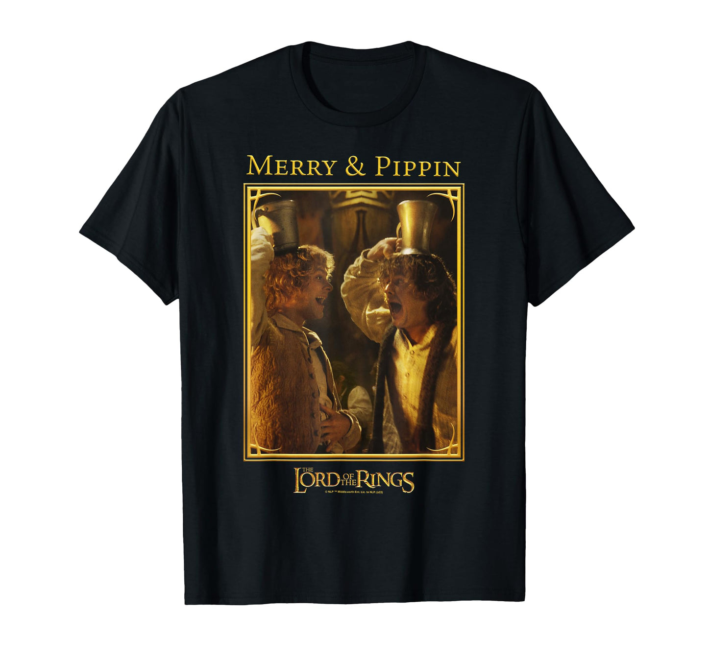 The Lord of The Rings Merry & Pippin Funny Memory Poster T-Shirt