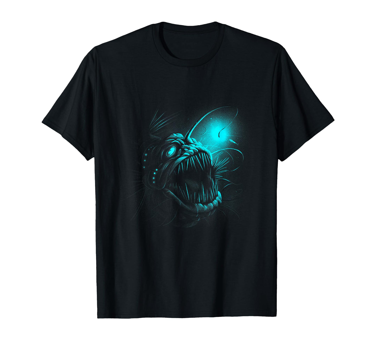 Anglerfish Deep Sea Creatures Angler Fish Ocean Sea Monster T-Shirt
