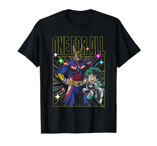 My Hero Academia All Might and Deku One for All Anime T-Shirt