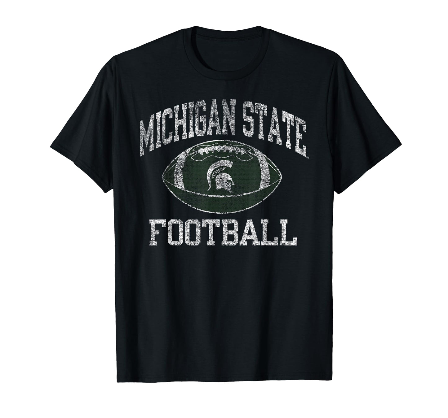 Michigan State Spartans Football Intensity Green T-Shirt