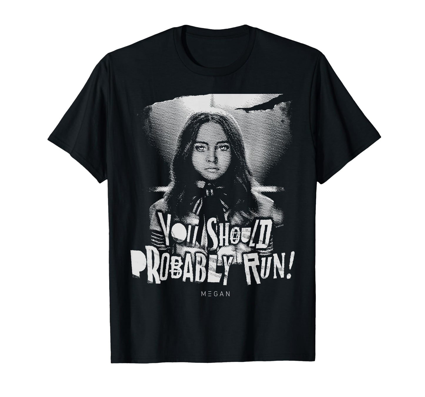 M3GAN You Should Probably Run Vintage Poster Style T-Shirt