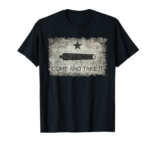 Historical Vintage Texas Come and Take it Flag T Shirt T-Shirt