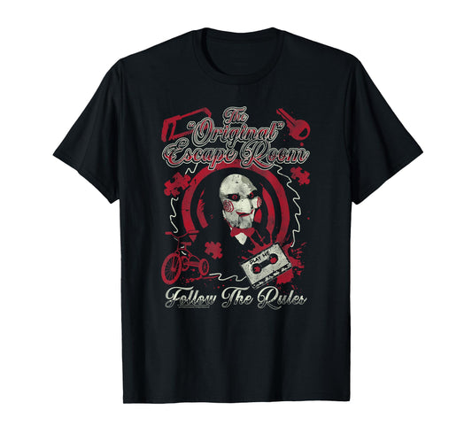 Saw Jigsaw's Original Escape Room Horror Movie T-Shirt