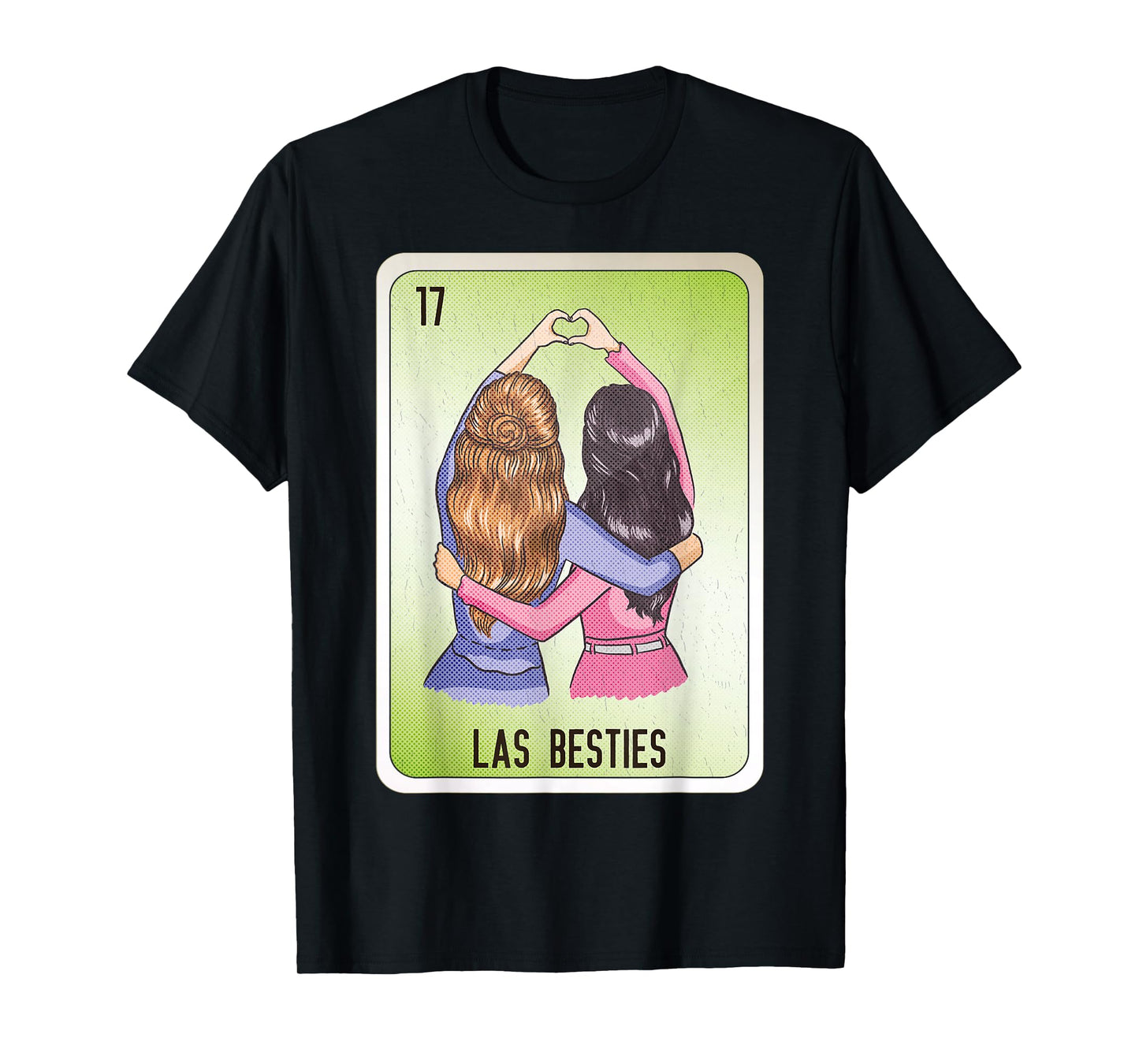 Las Besties Mexican Slang Chicano Bingo Cards T-Shirt