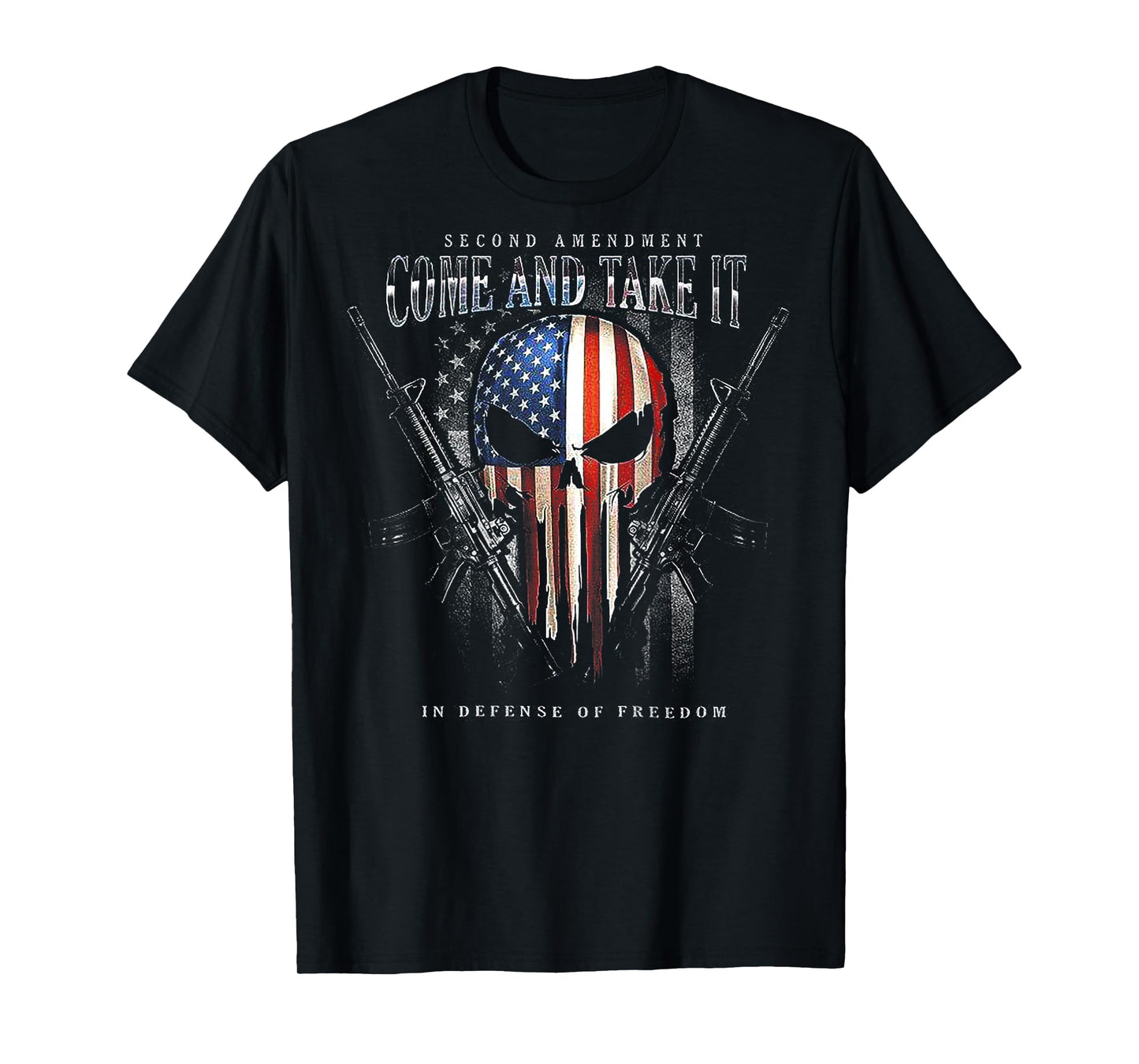 Second Amendment Come and Take It in Defense of Freedom T-Shirt
