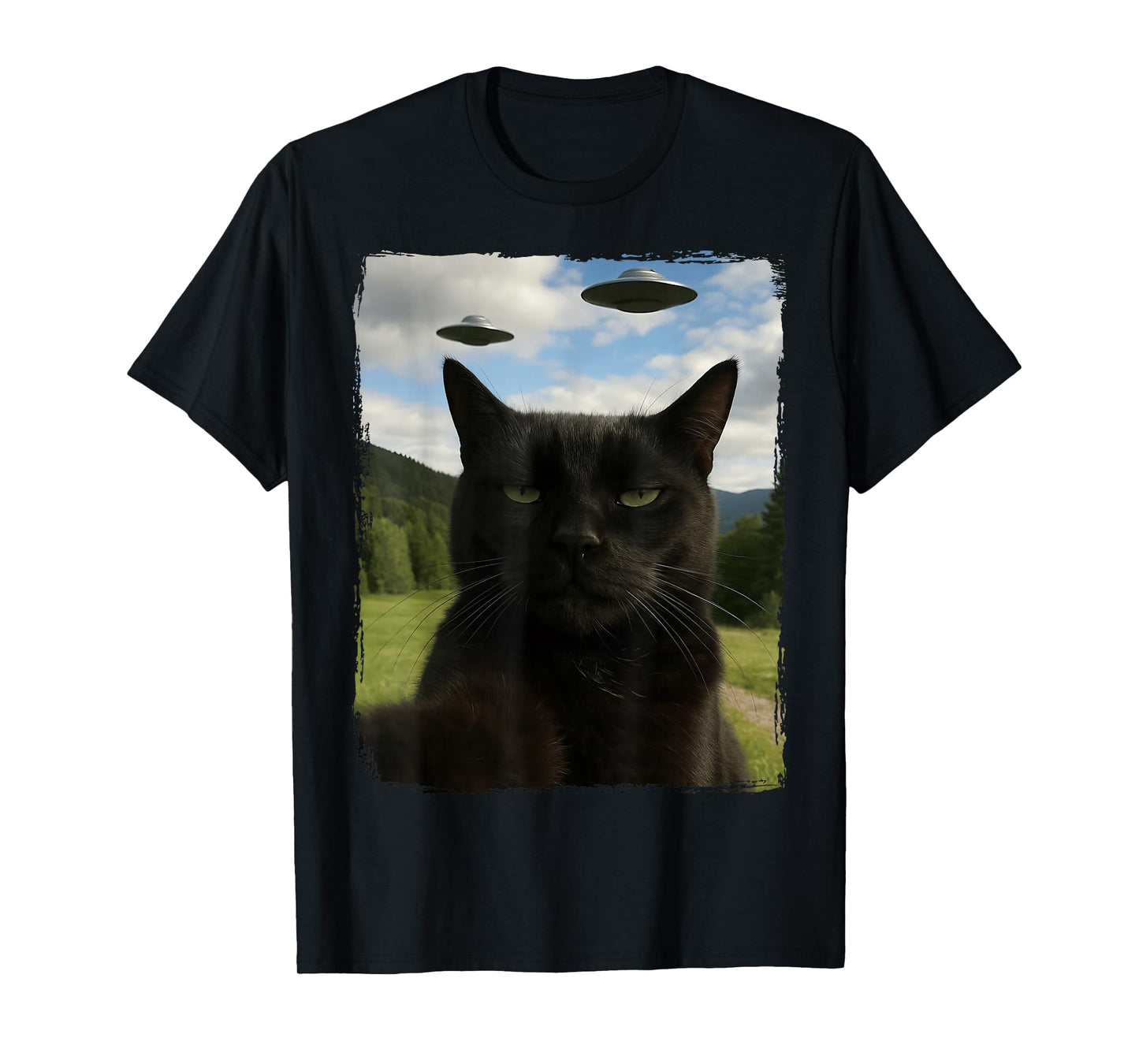 Cat UFO T-Shirt