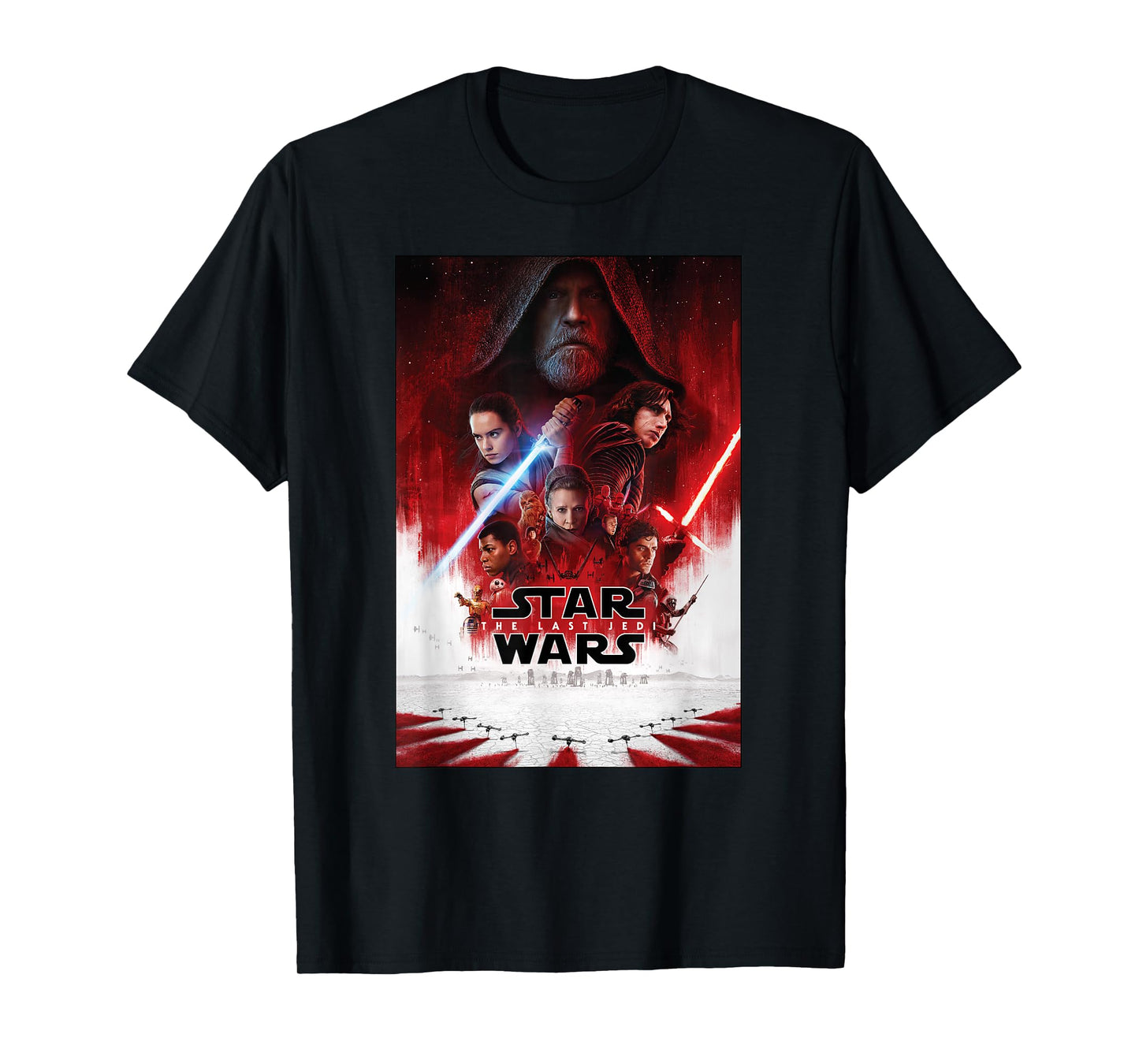 Star Wars The Last Jedi Movie Poster T-Shirt