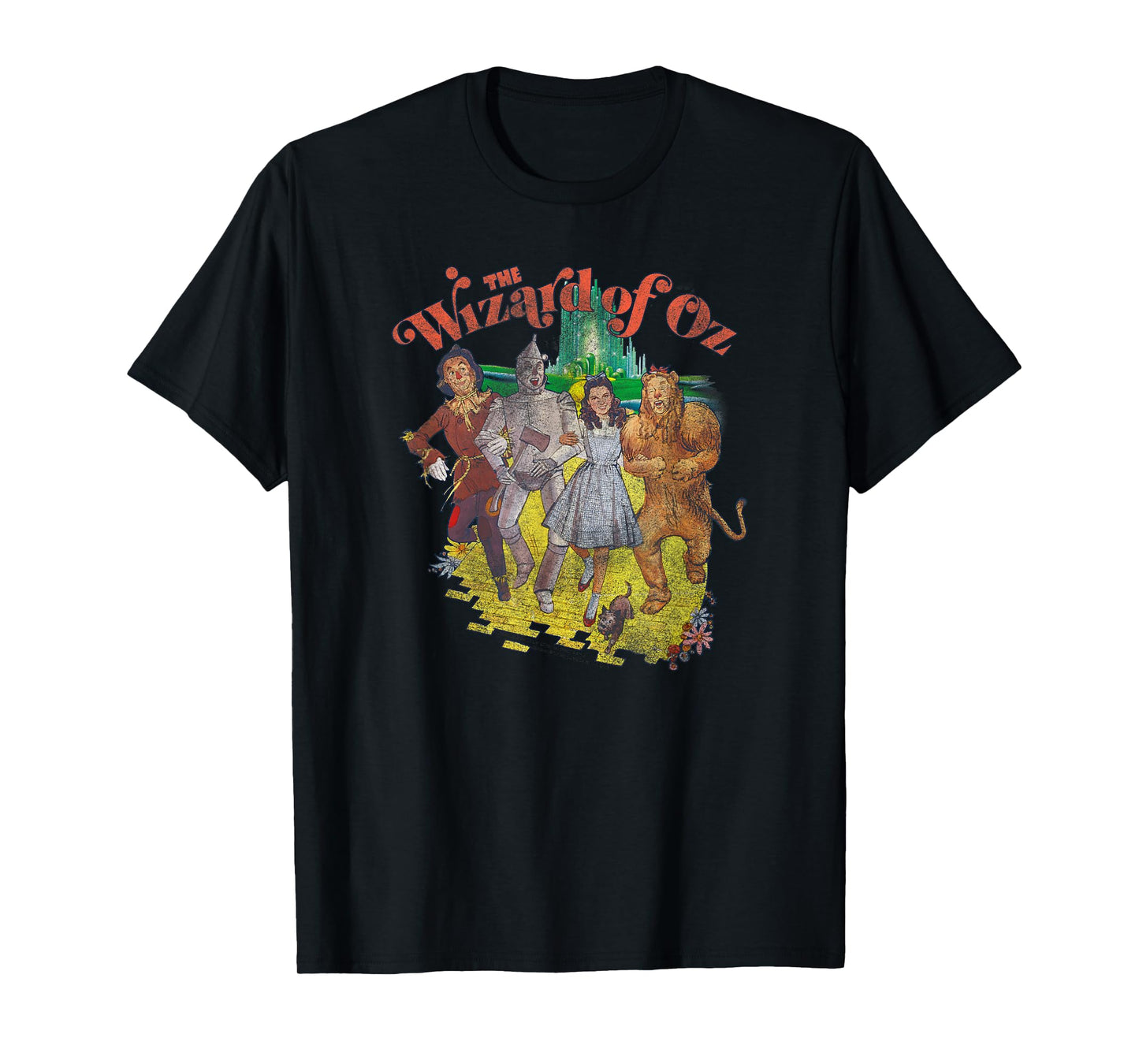 The Wizard of Oz Group Classic Movie Poster T-Shirt