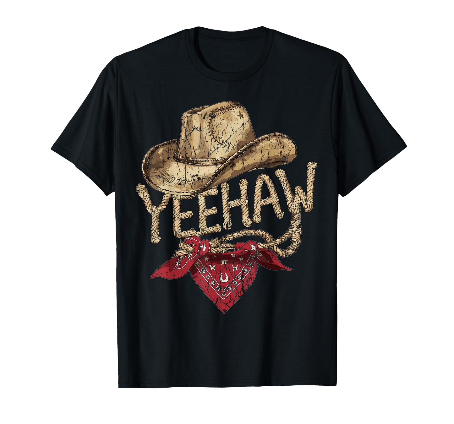 Western Cowboy Birthday Party Yeehaw Cowboy T-Shirt