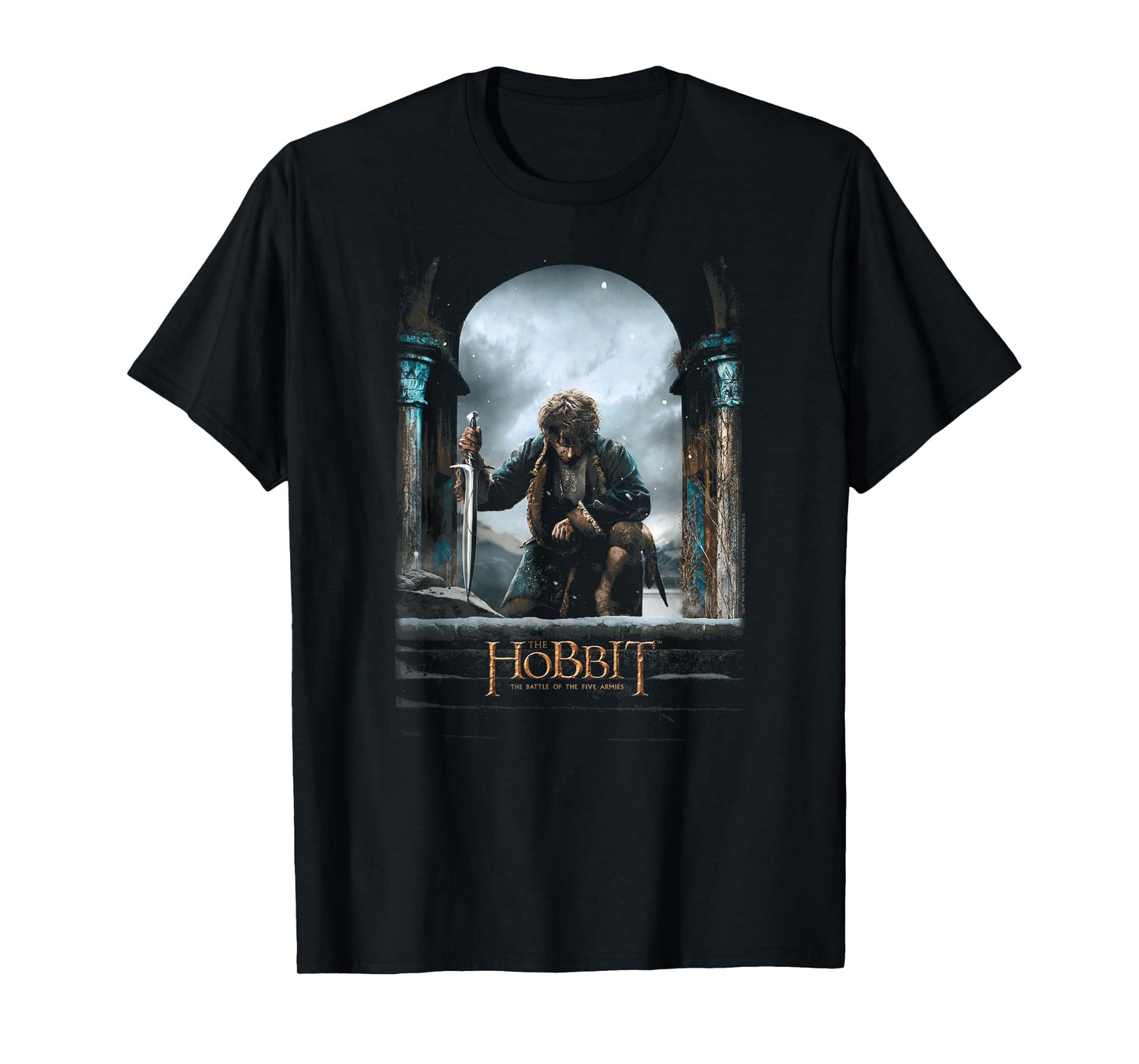 Hobbit Bilbo Kneel Poster T Shirt T-Shirt