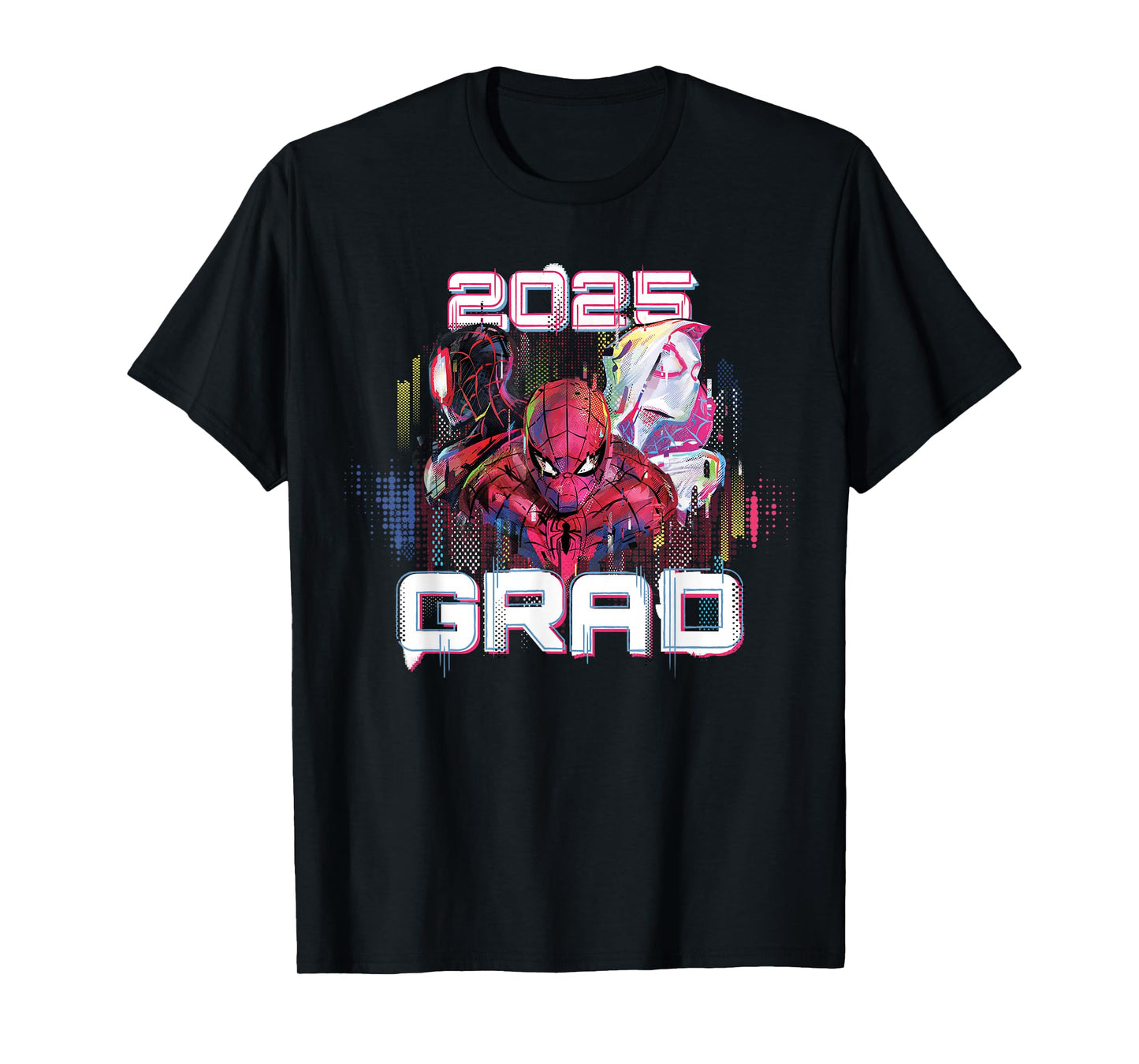 Marvel Super Heroes Spider-Man Trio "2025 Grad" Graduation T-Shirt