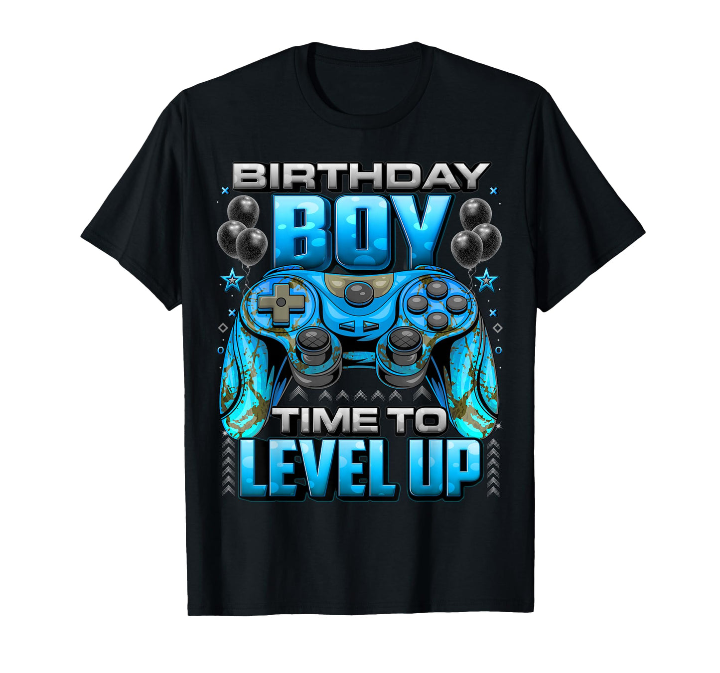 Birthday Boy Time to Level Up Shirt Video Gamer Birthday Boy T-Shirt