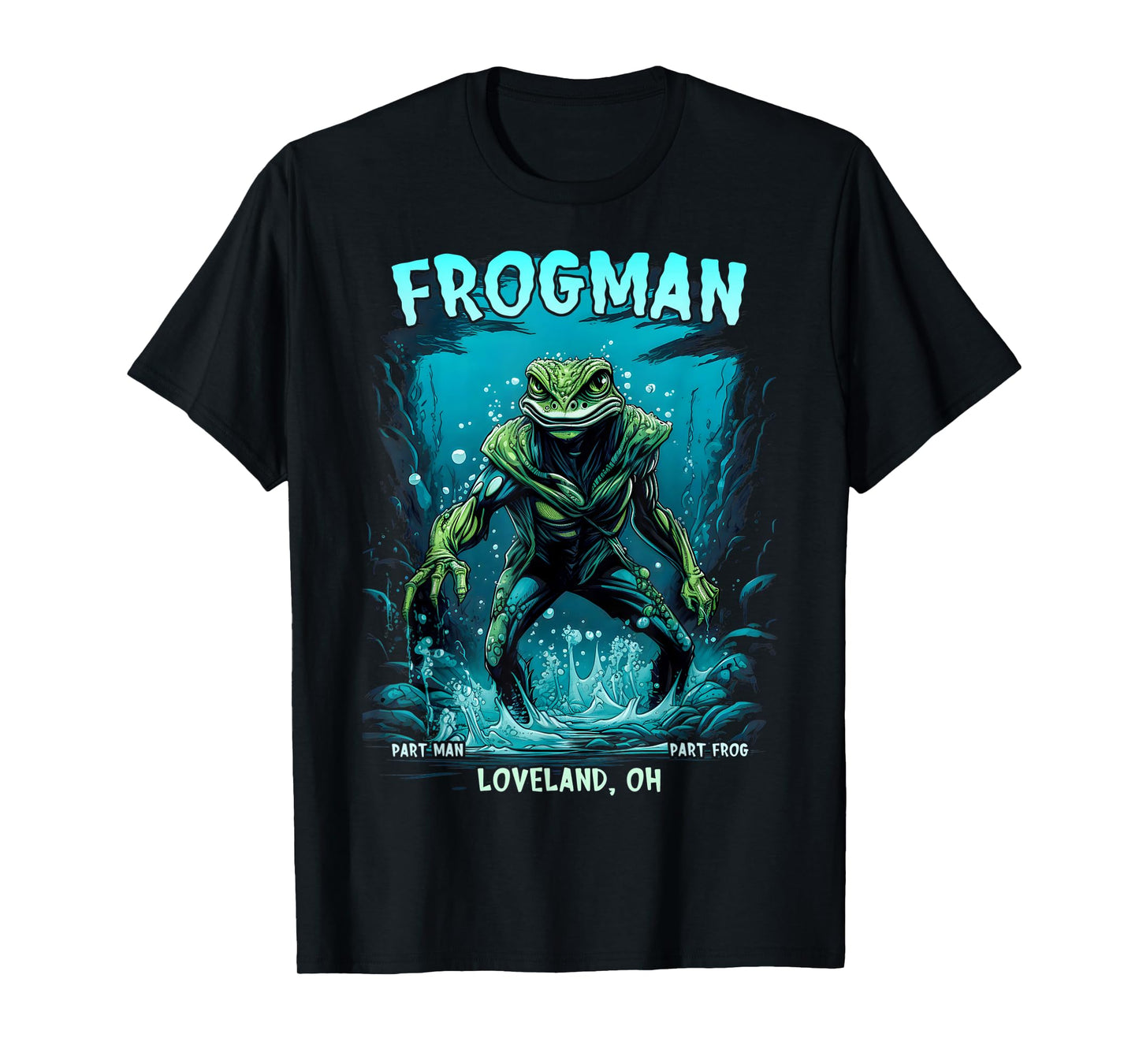 Loveland Frogman Cryptid Creature Cryptozoology T-Shirt