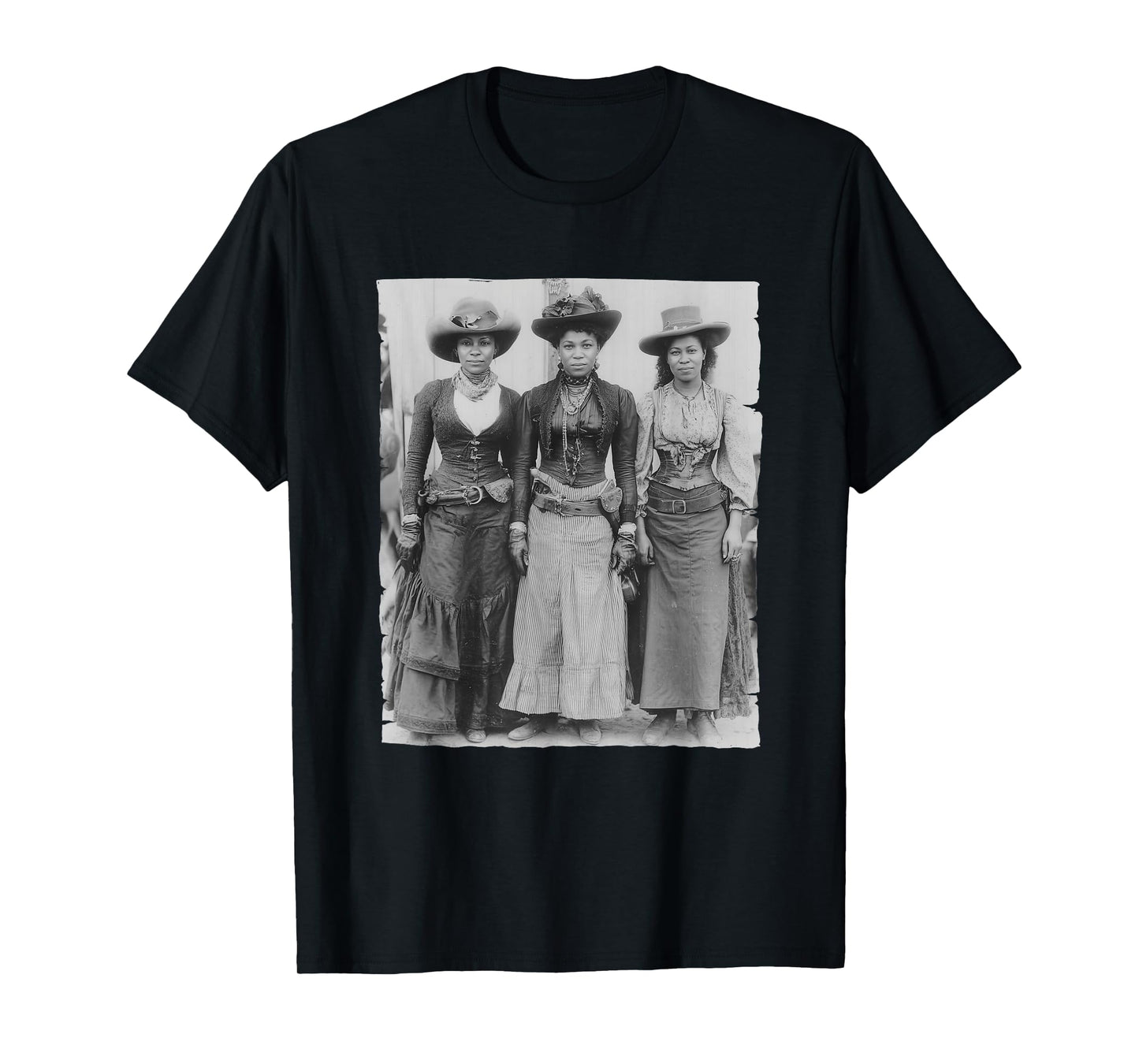 Melanin Cowgirls Black History Month African Melanin Pride T-Shirt