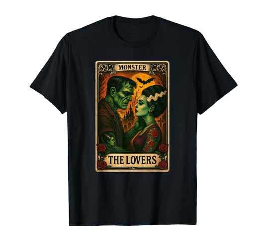 The Monster Frankenstein and Bride The Lovers Women Men T-Shirt