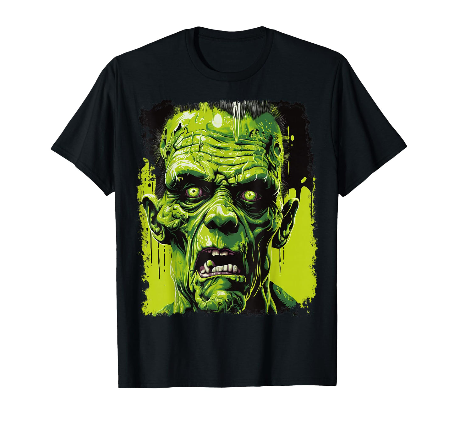 Green Zombie Halloween T-Shirt