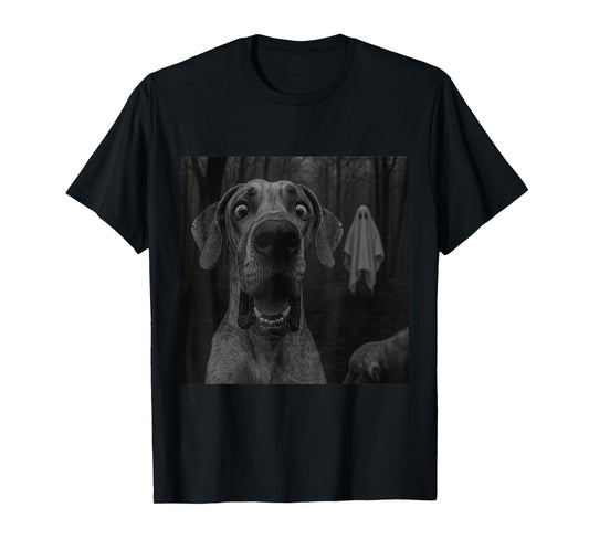 Great Dane Ghost Spooky Halloween T-Shirt