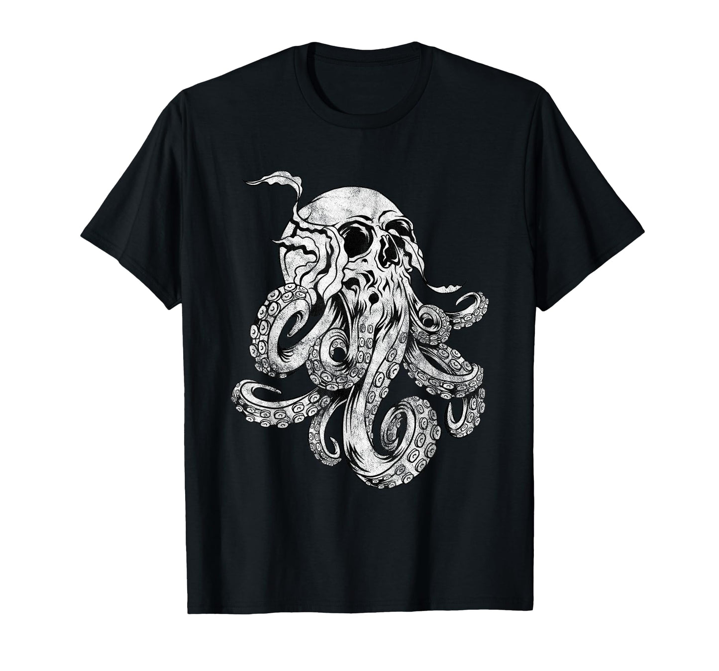Octopus Skull Monster Kraken Cthulhu Skull for Men Women T-Shirt