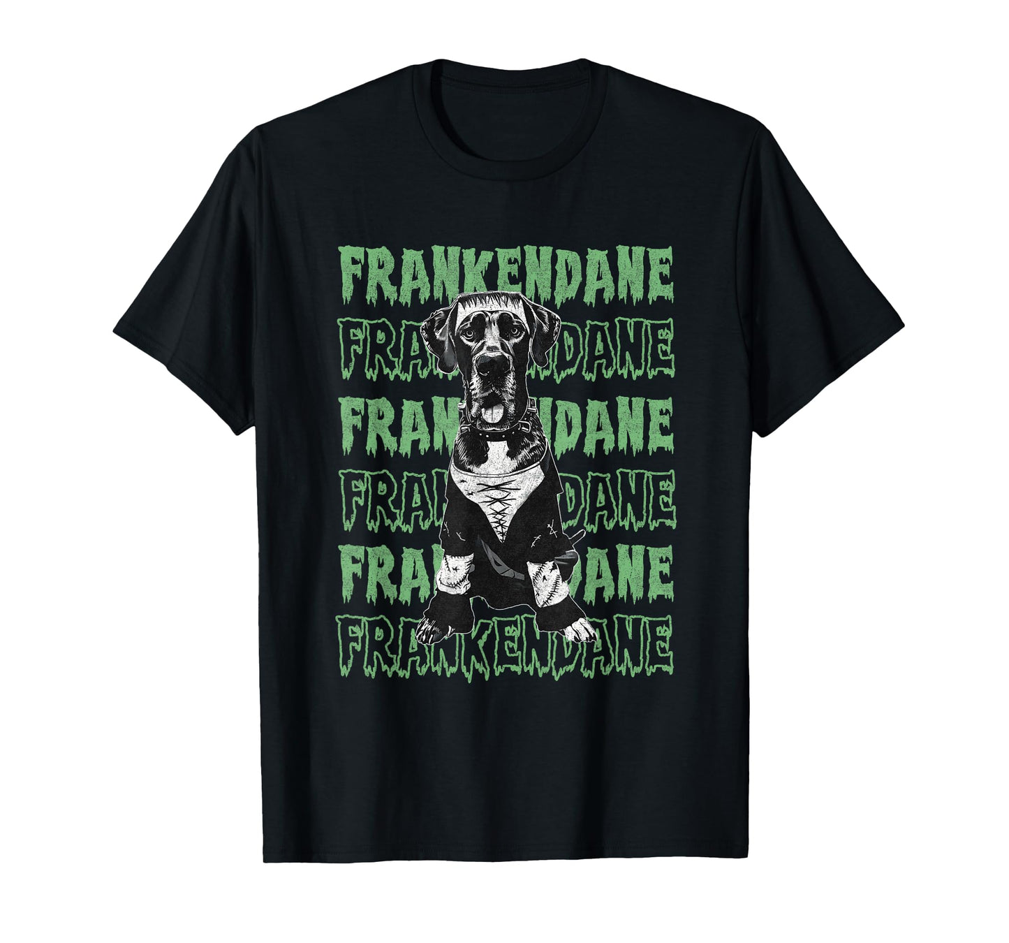 Funny Great Dane Halloween Monster, Dog Mom, Frankendane Dad T-Shirt