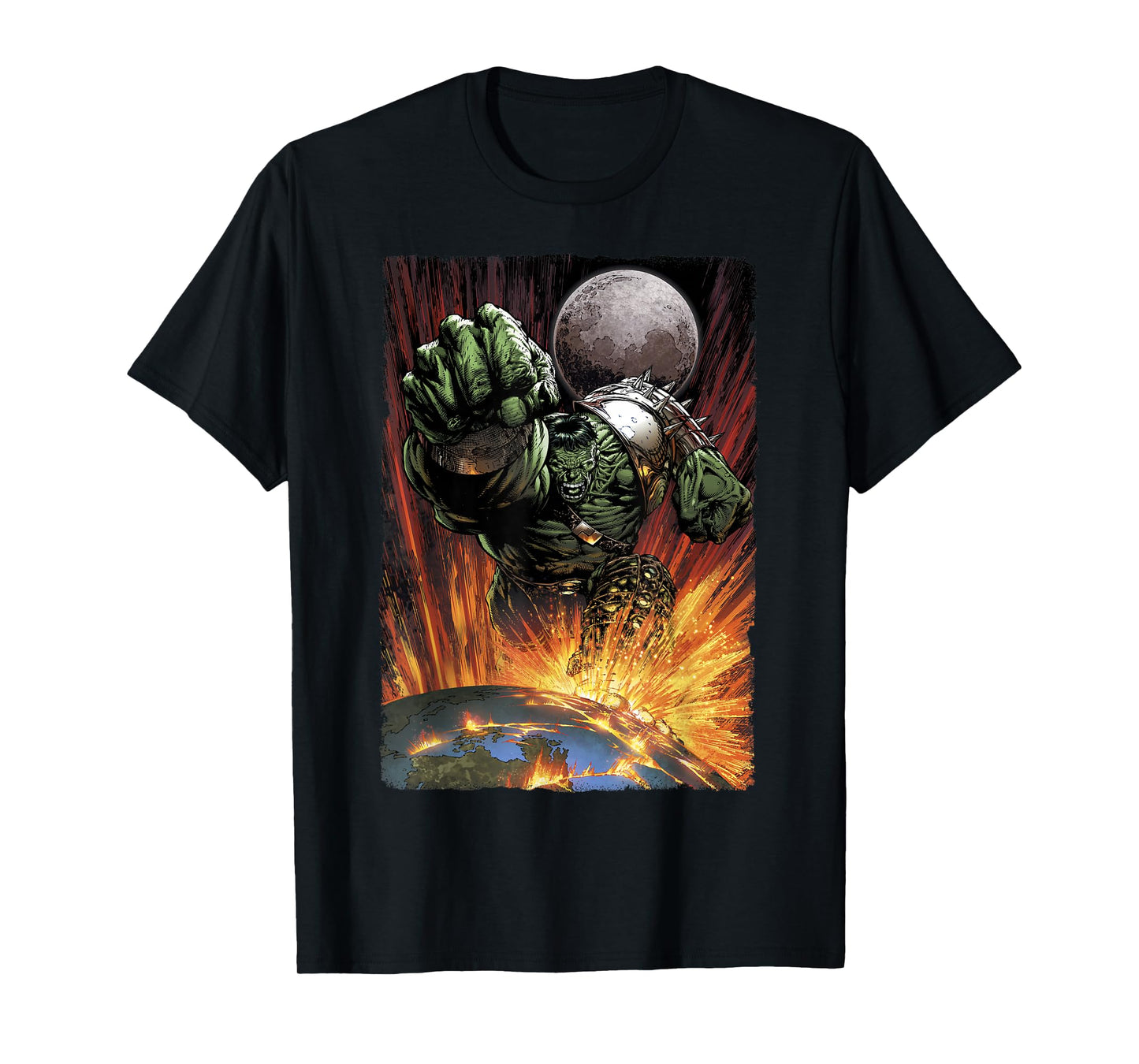Marvel Comics Retro Classic World War Hulk Planet Explosion T-Shirt