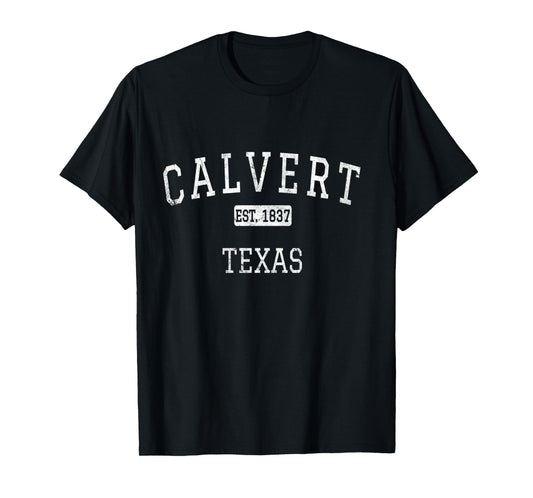 Calvert Texas TX Vintage Long Sleeve T-Shirt
